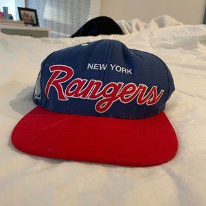 Vintage NYR Flat Bill Hat